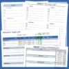 To Do List with Notes and Goal Dates – Printable Planner Sheet